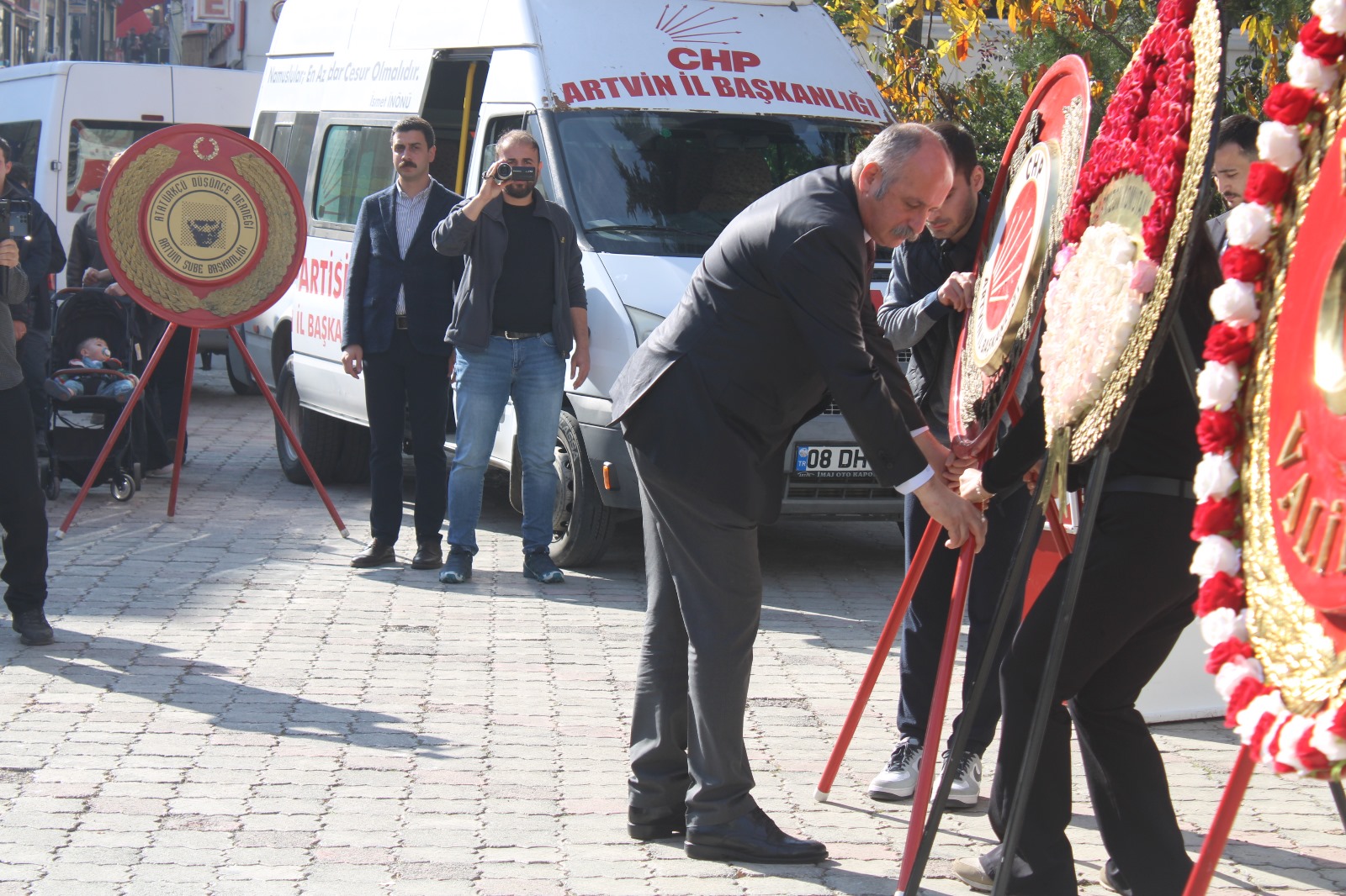 Atatürk’ün 87. Yılında Artvin’de Çelenk Töreni (5)