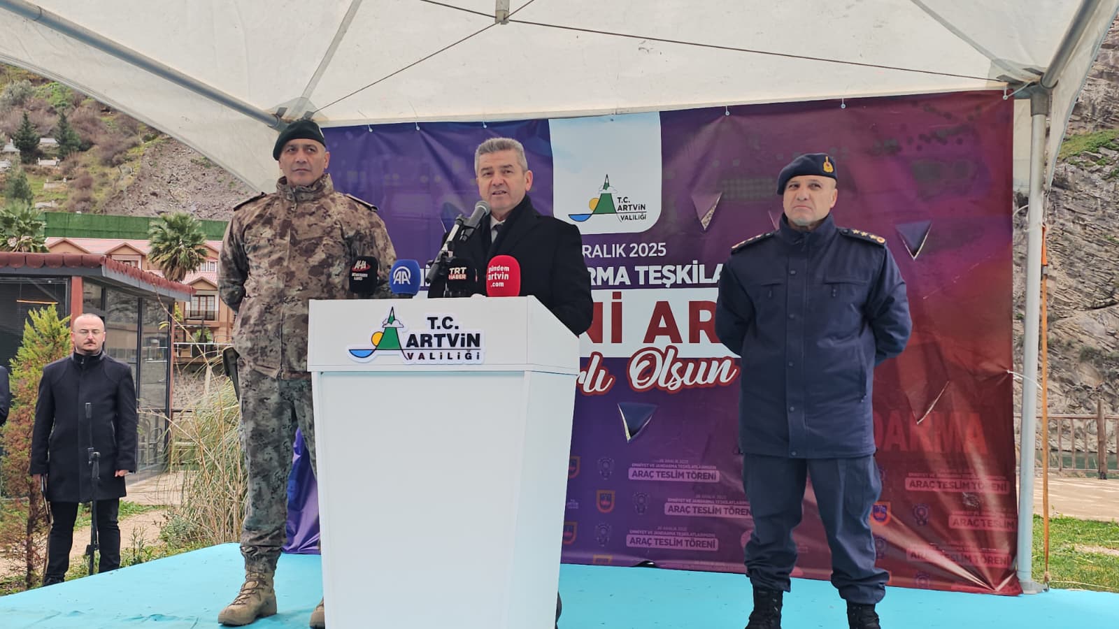 Güvenlik Güçlerine 55 Araçlık Dev Takviye