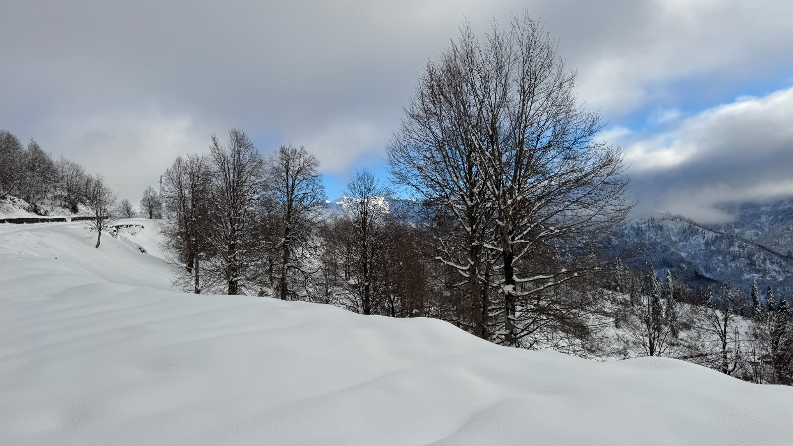 Camili Havzası Kış Manzarasıyla Büyüledi-3