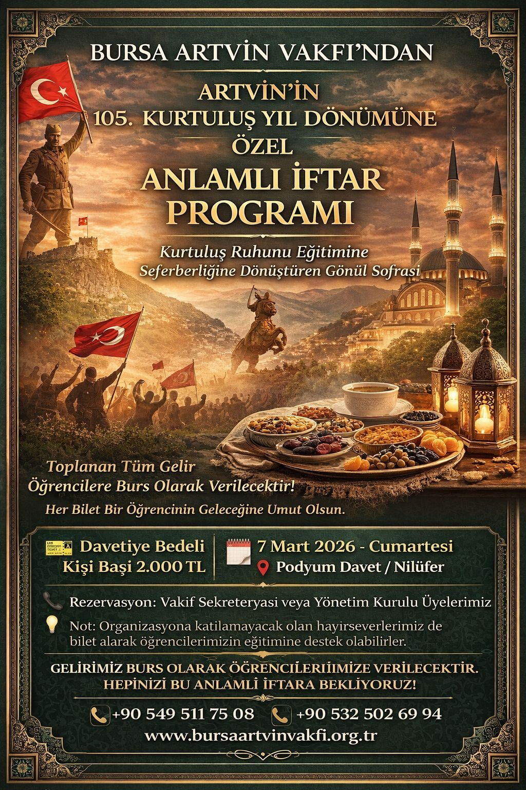 Artvin Sevdalıları Bursa’da Aynı Sofrada-2