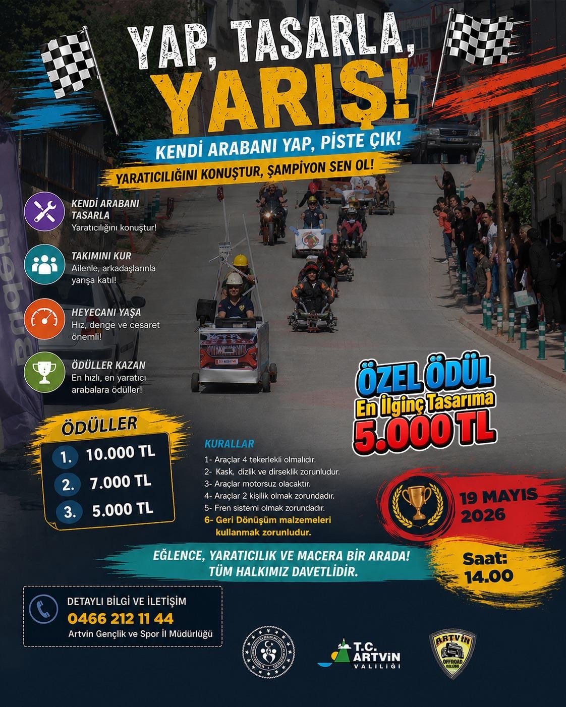 “Yap, Tasarla, Yarış!” heyecanı başlıyor 1