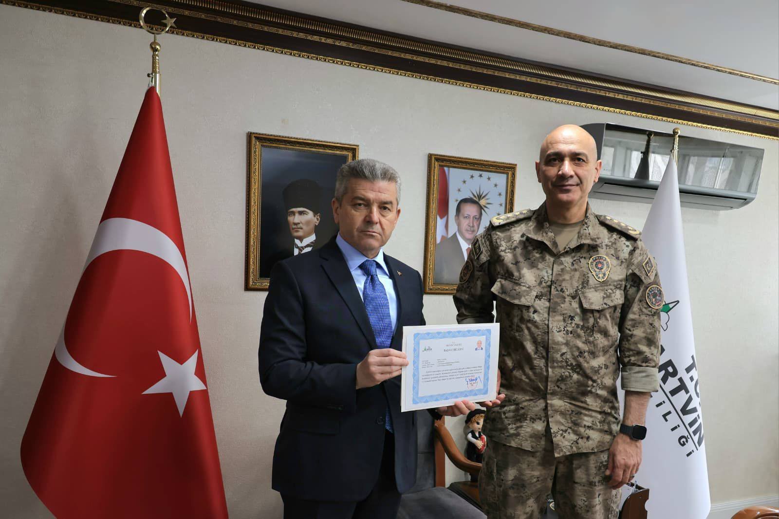 Güvenlik Güçlerine “Başarı Belgesi”