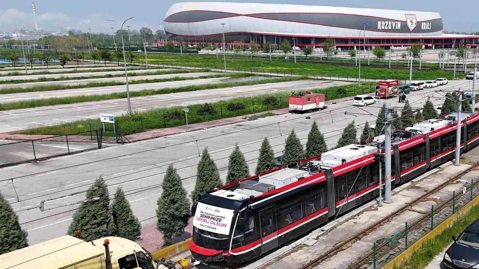 İlk yeni tramvay Samsun'da: Test süreci başlıyor