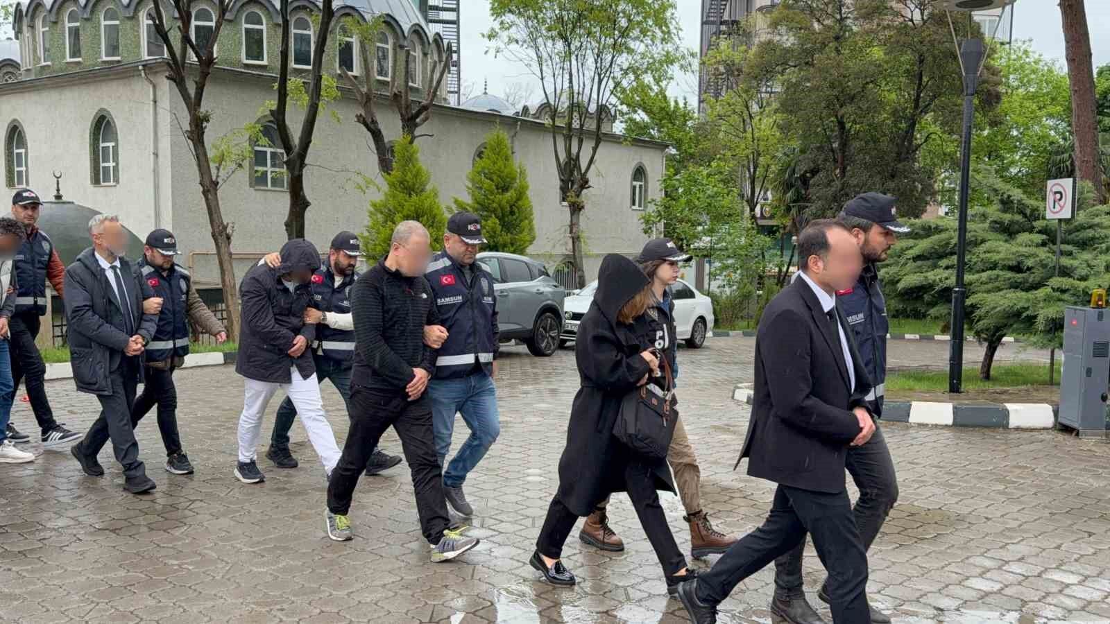 Samsun'daki rüşvet operasyonunda 4'ü doktor 8 kişi adliyeye sevk edildi