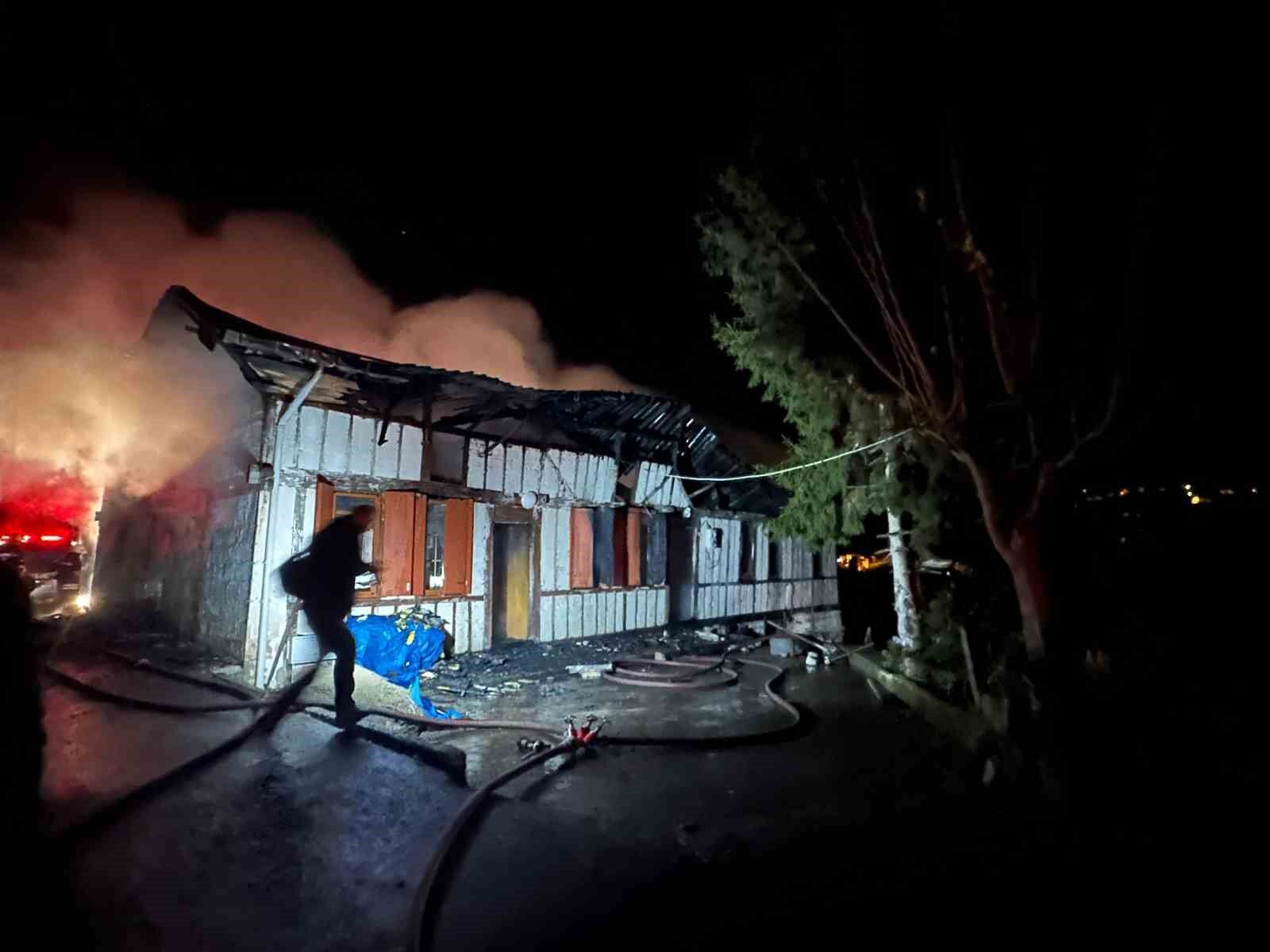 Trabzon'da yangın: 1 ölü