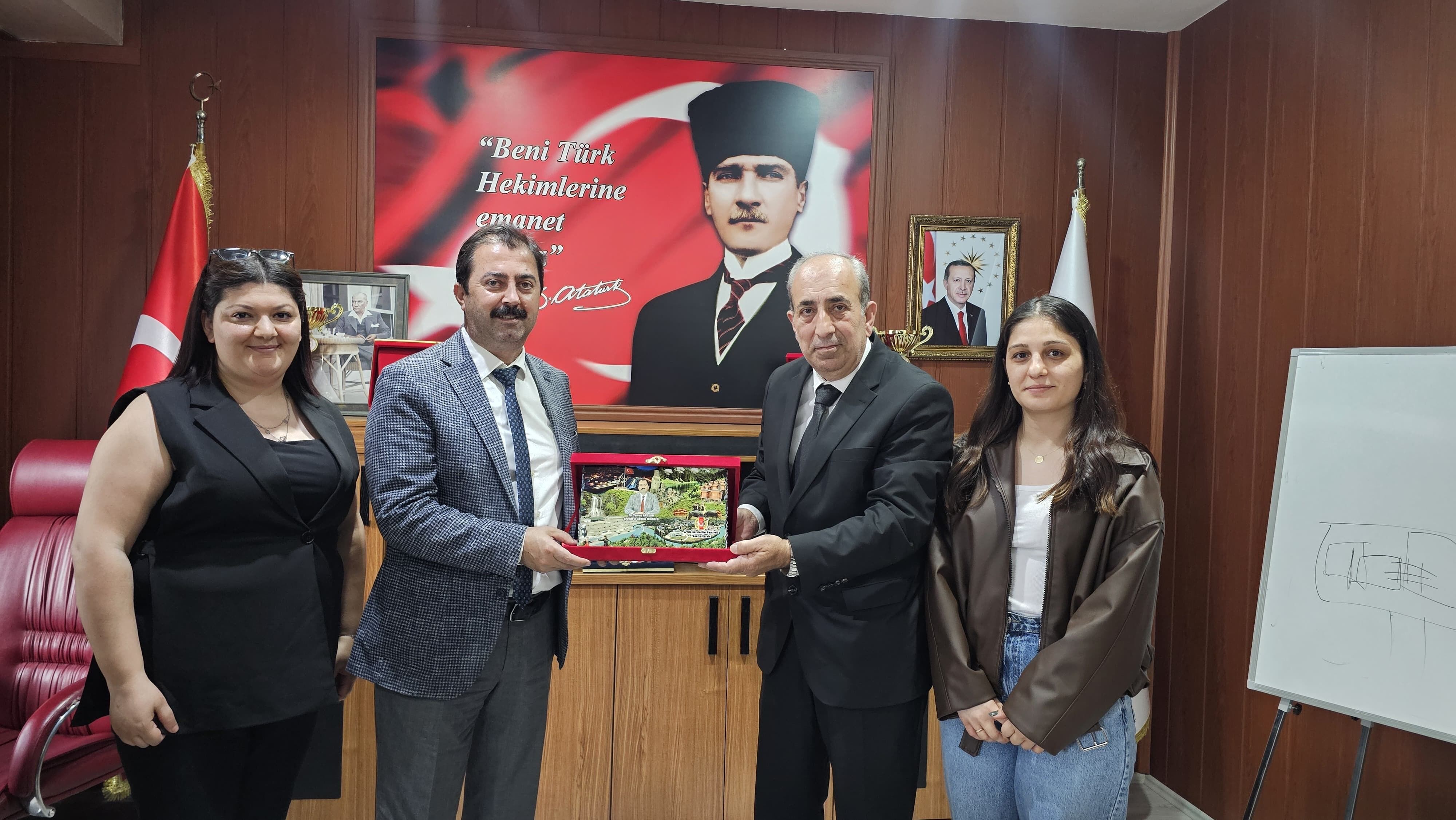 Basından İl Sağlık Müdürlüğü’ne Ziyaret