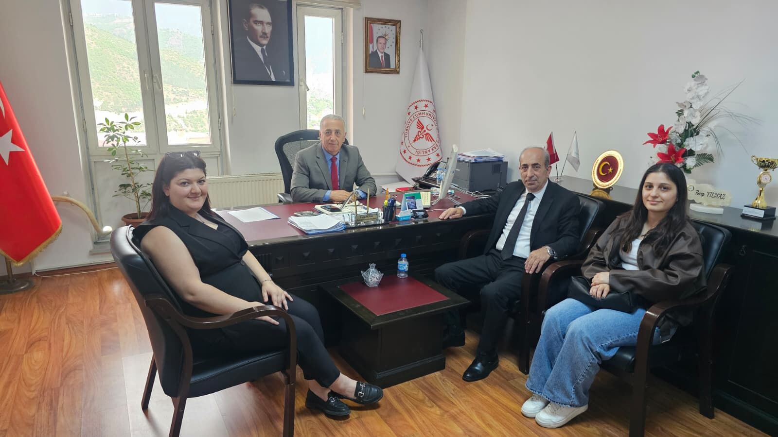 Gazetecilerden Recep Yıldız’a Ziyaret