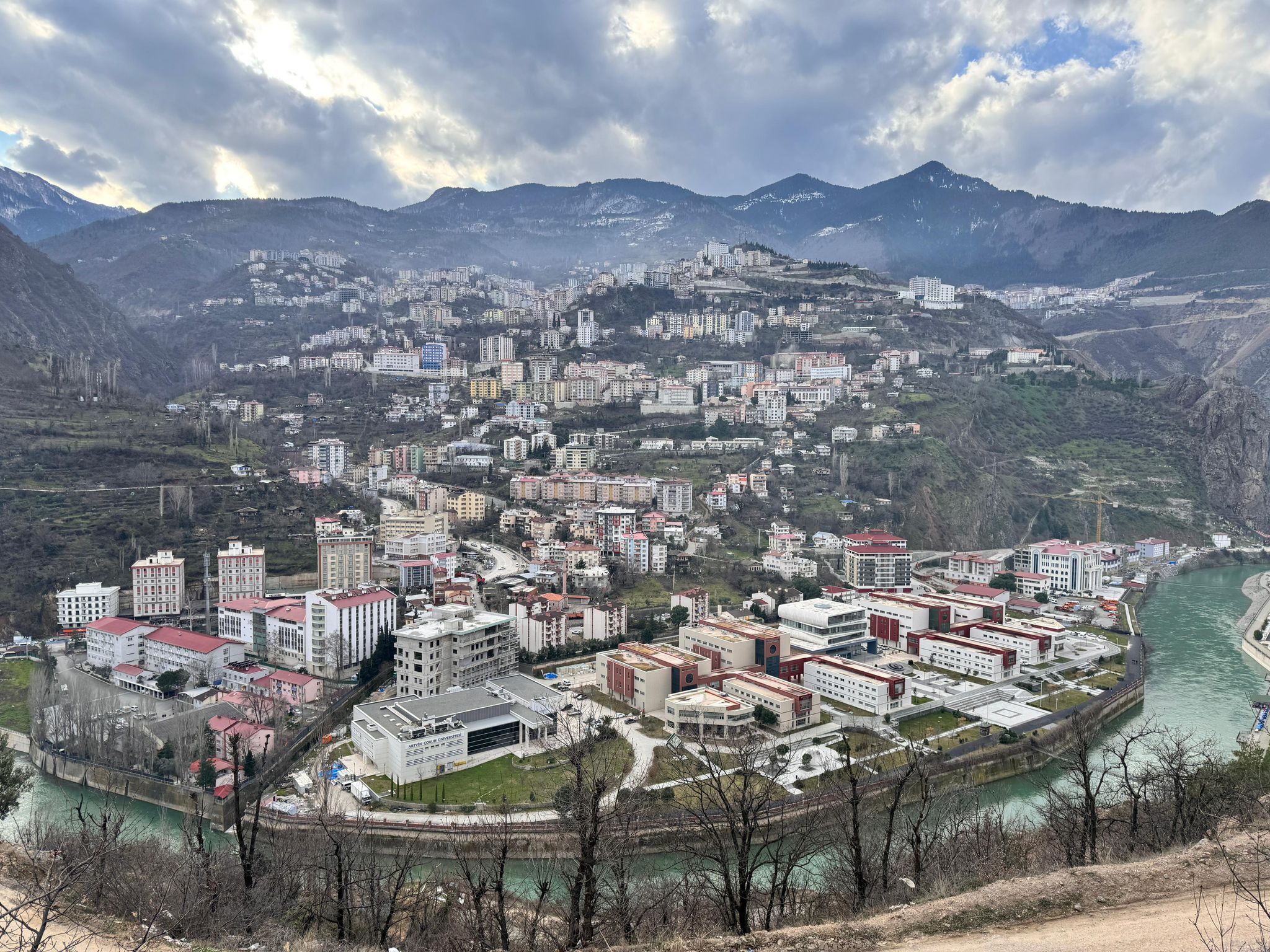 Artvin’den Çarpıcı Tablo Geldi