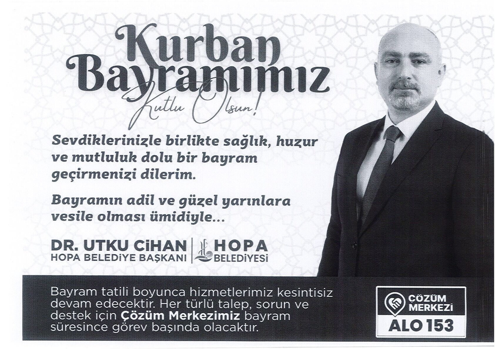 hopa belediye başkanlığı 26.05