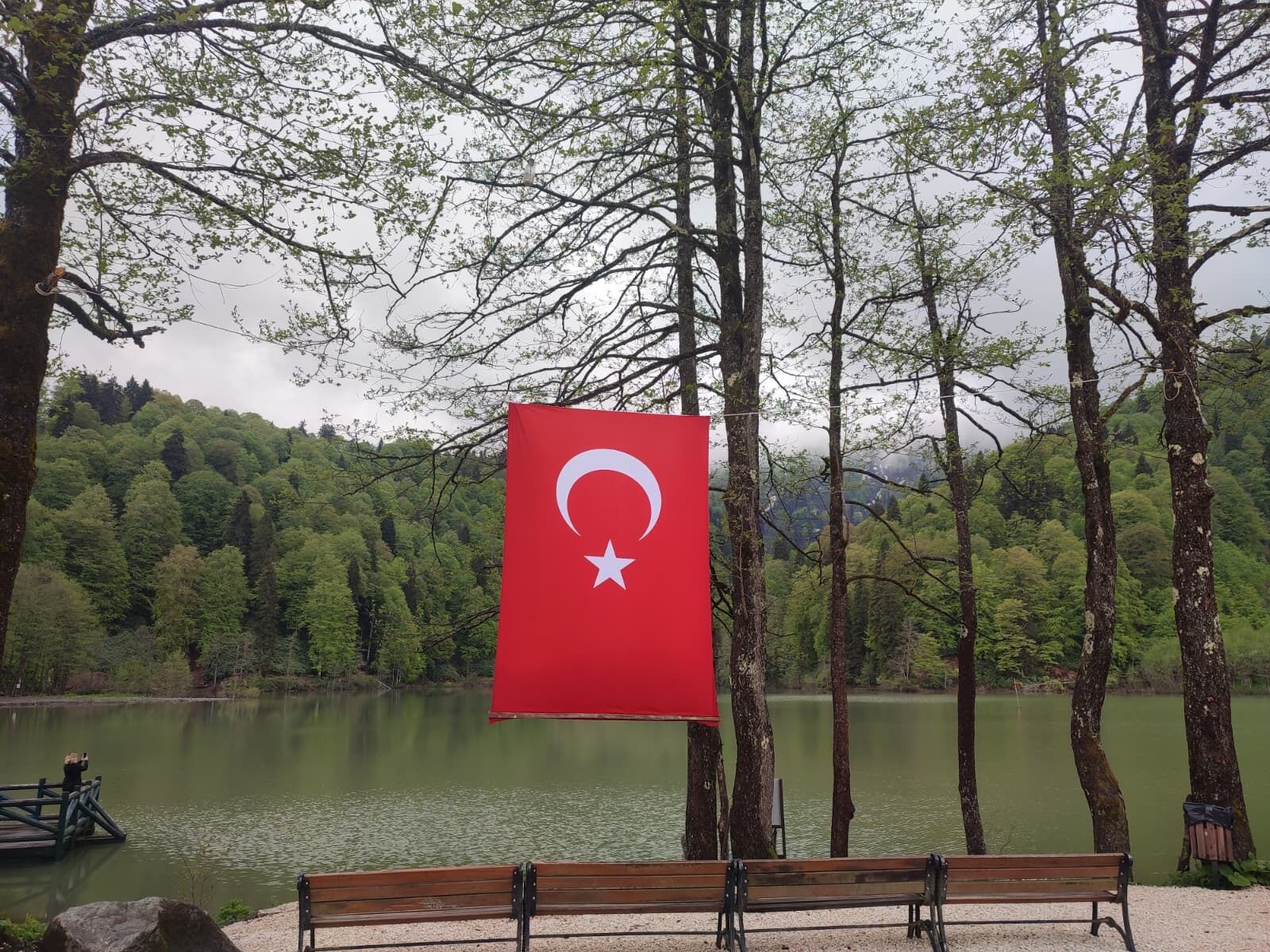 Sis, Orman ve Göl Aynı Karede: Karagöl Hayran Bırakıyor
