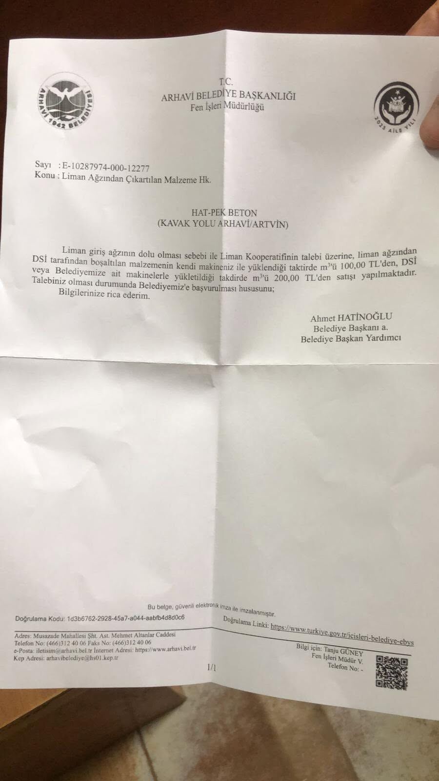 Chp Arhavi’den Gündem Yaratan Açıklama (1)