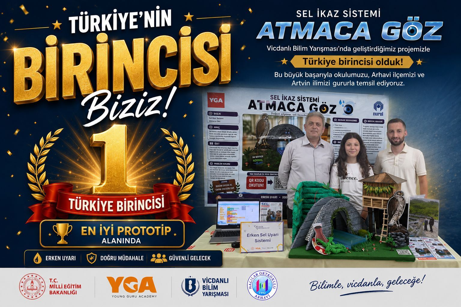 Hacılar Ortaokulu’ndan Türkiye Birinciliği Başarısı (2)