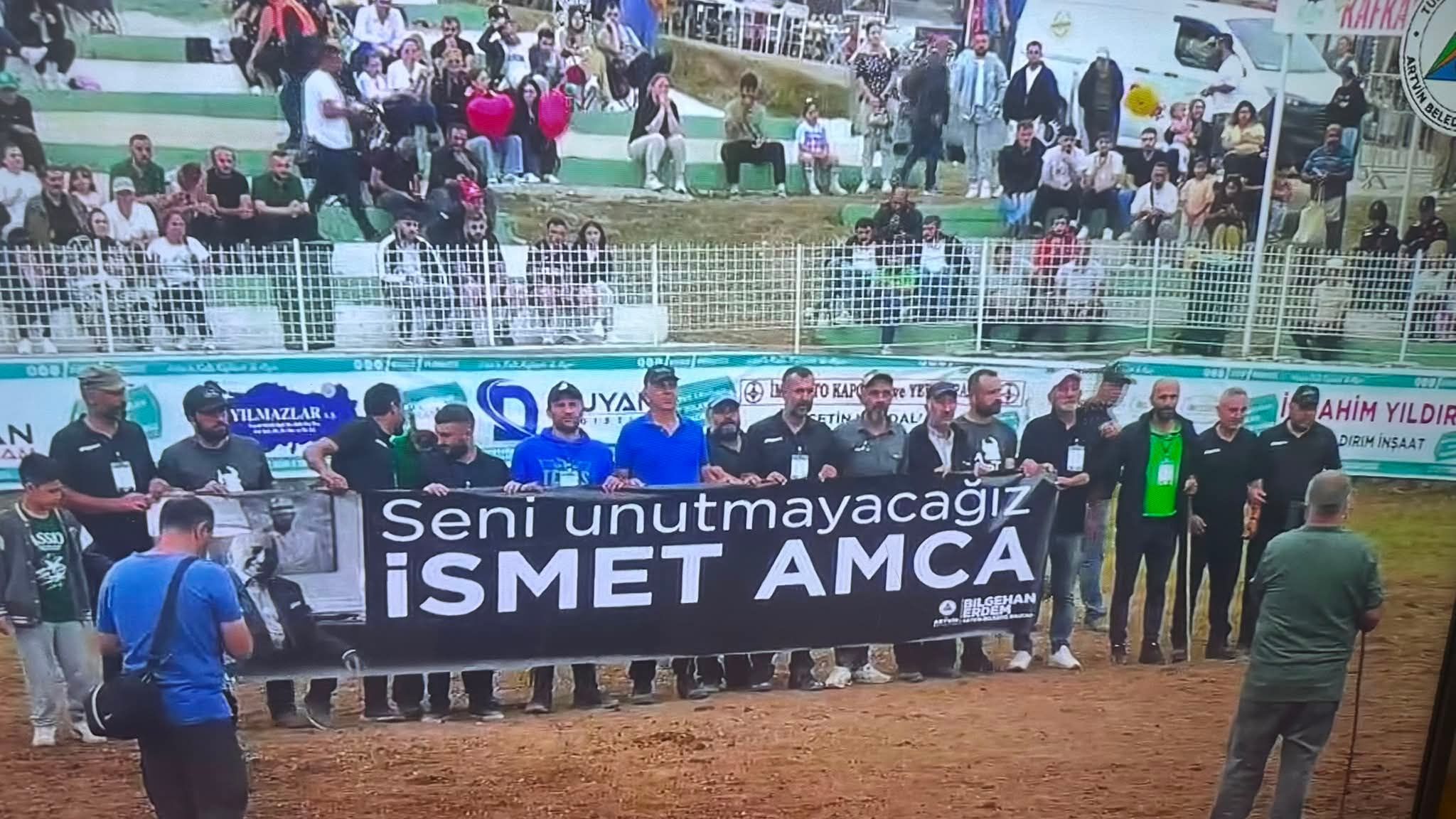 Kafkasör Arenası’nda Duygusal Anlar: “Seni Unutmayacağız İsmet Amca”