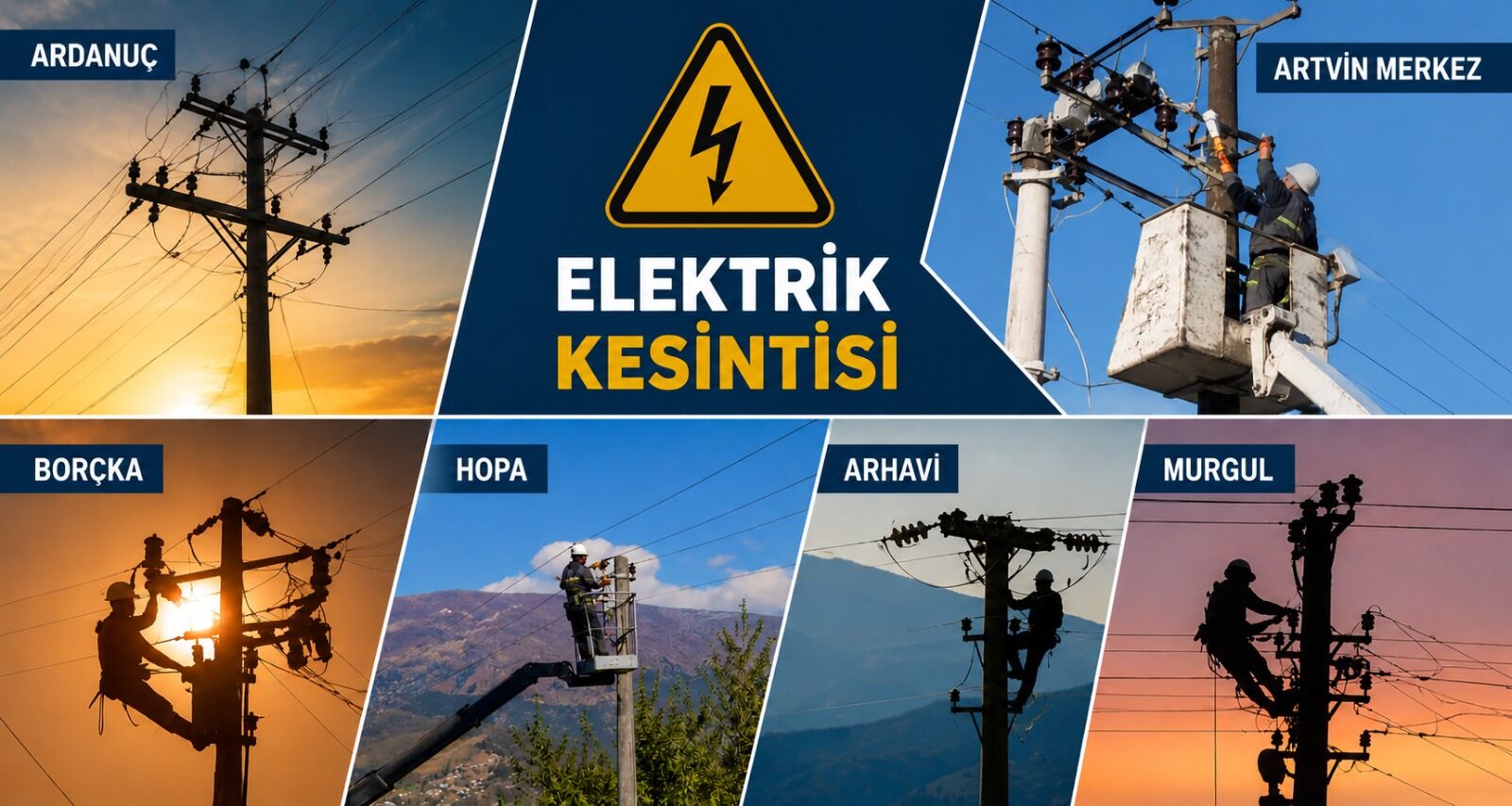 Artvin’in 6 İlçesi Etkilenecek