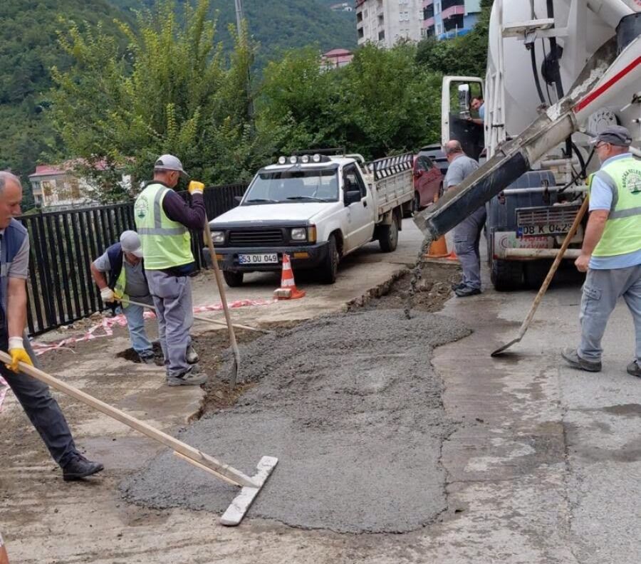 Borçka Belediyesi Ekipleri Sahada: İlçede Çalışmalar Sürüyor-3