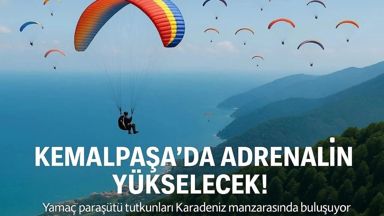 Kemalpaşa, Yamaç Paraşütü Türkiye Şampiyonası'na Ev Sahipliği Yapacak