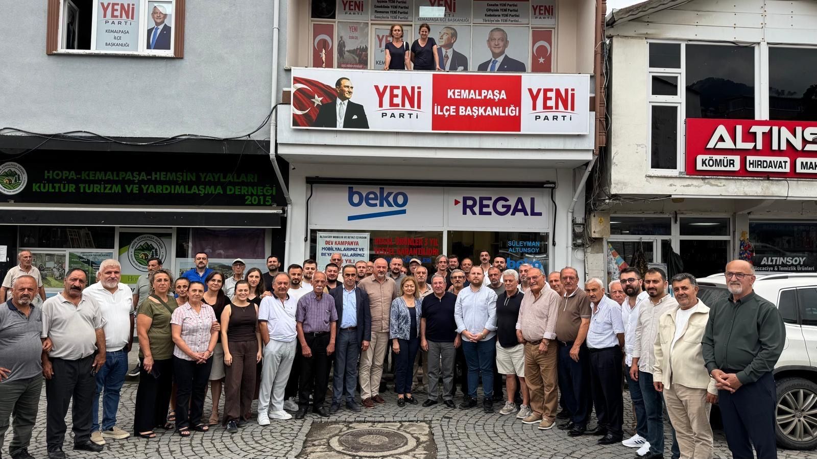 Yeni Parti’den Kemalpaşa, Hopa ve Arhavi İlçe Örgütlerine Ziyaret
