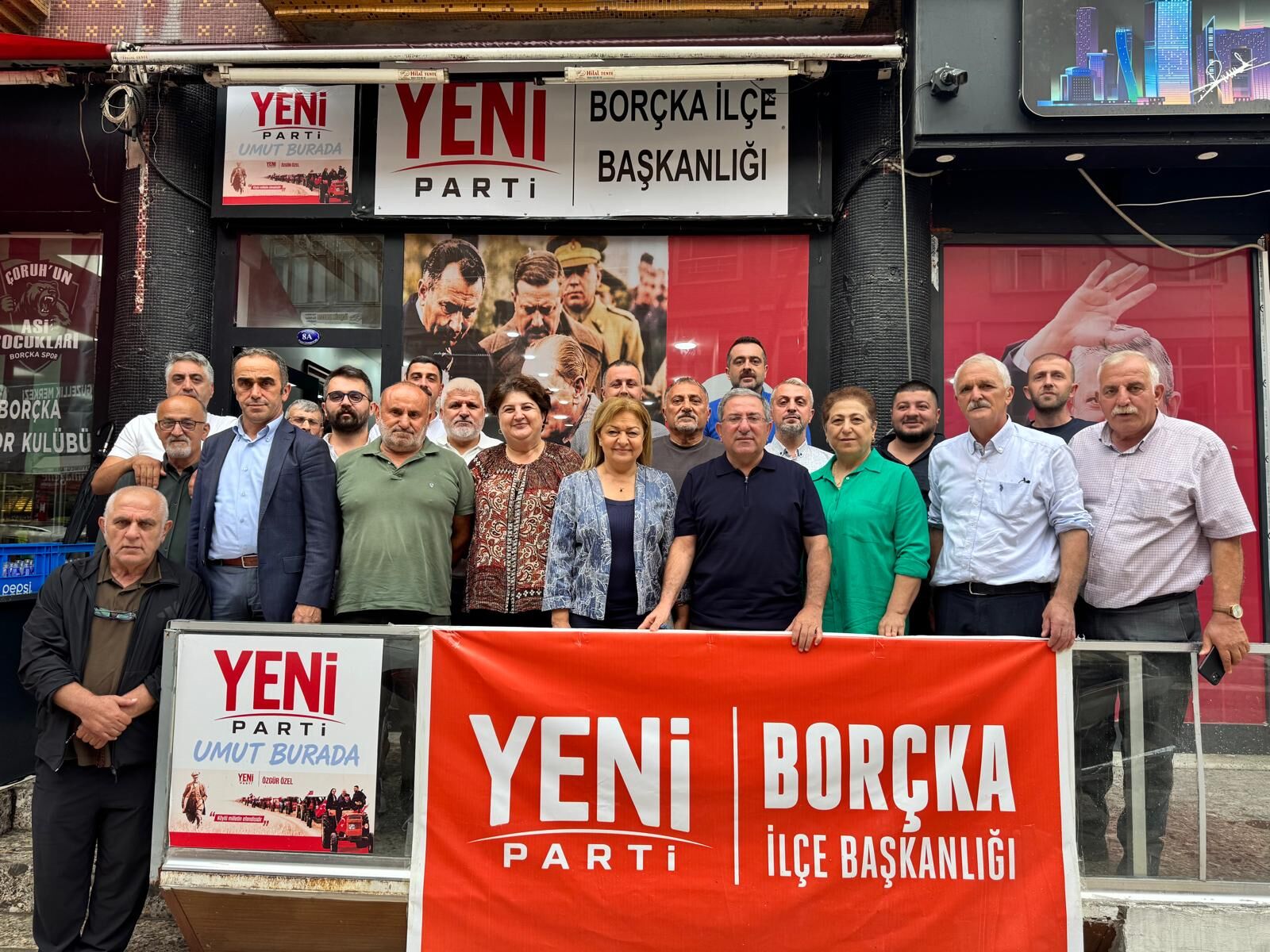 Yeni Parti’den Borçka ve Murgul İlçe Örgütlerine Ziyaret