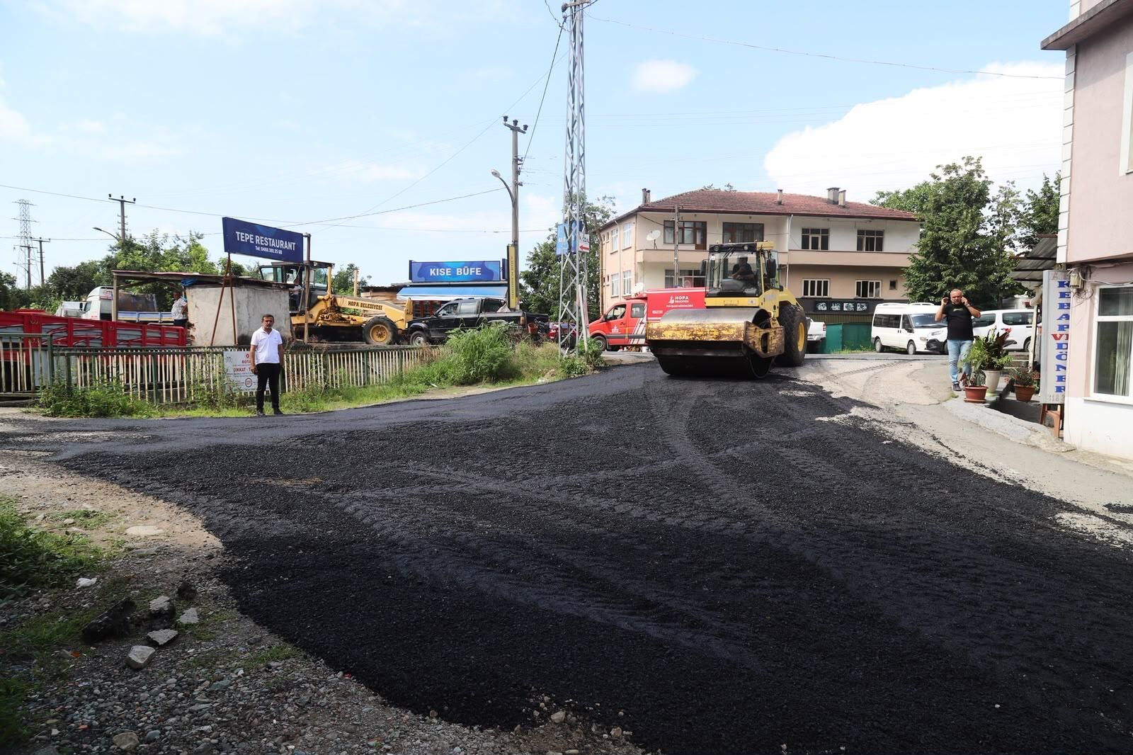 Hopa’da Kent Genelinde Çalışmalar Aralıksız Sürüyor-5