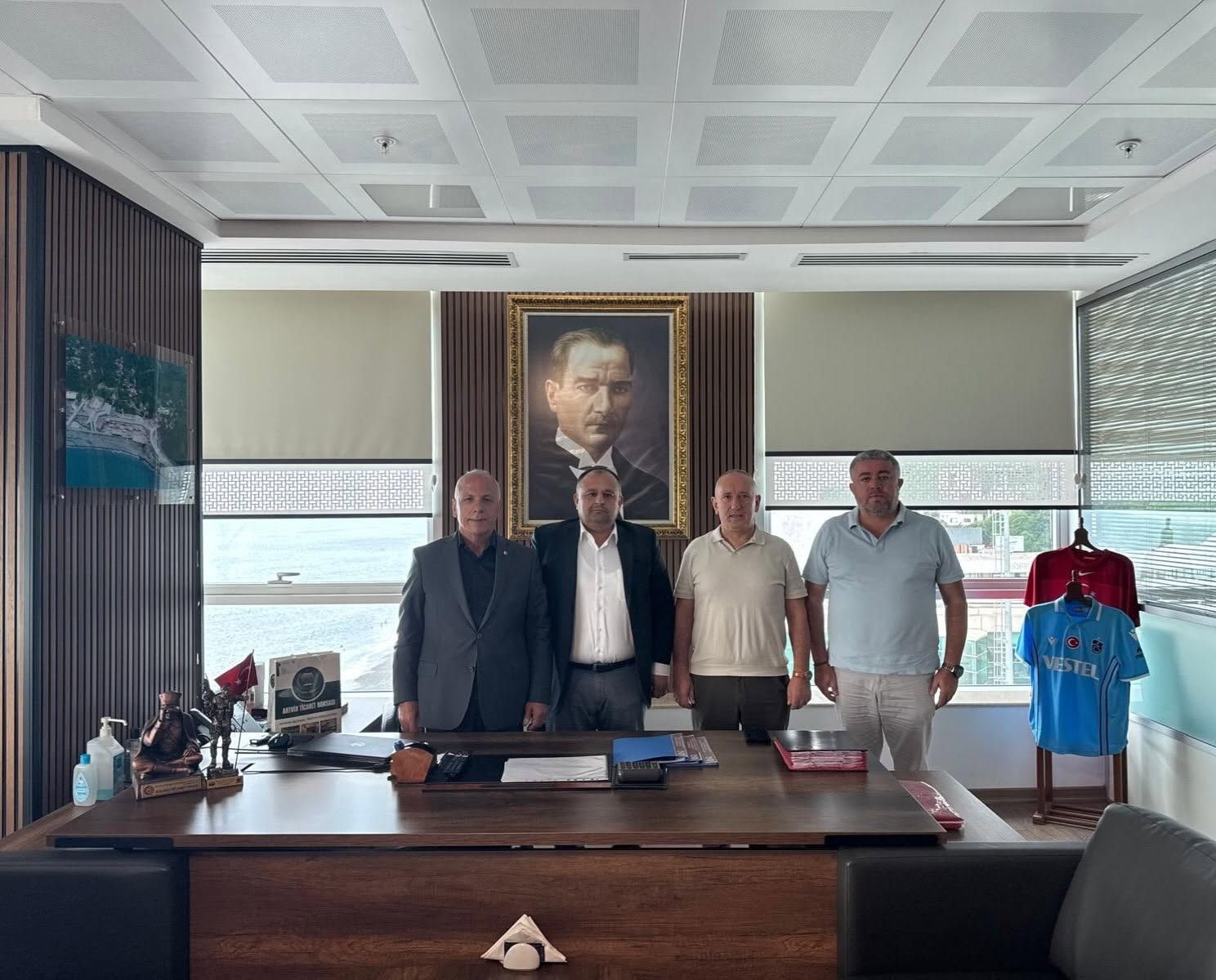 Artvin Ticaret Borsası’ndan GTİ Sarp İşletme Müdürlüğüne Ziyaret