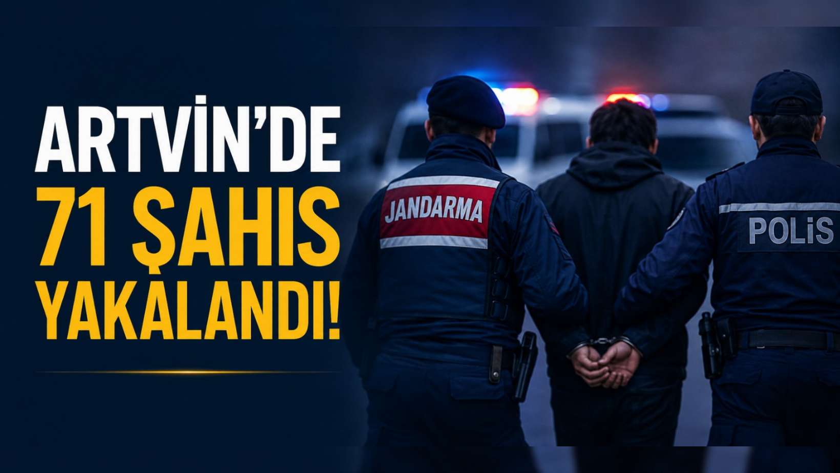 Artvin’de Aranan 71 Şahıs Yakalandı