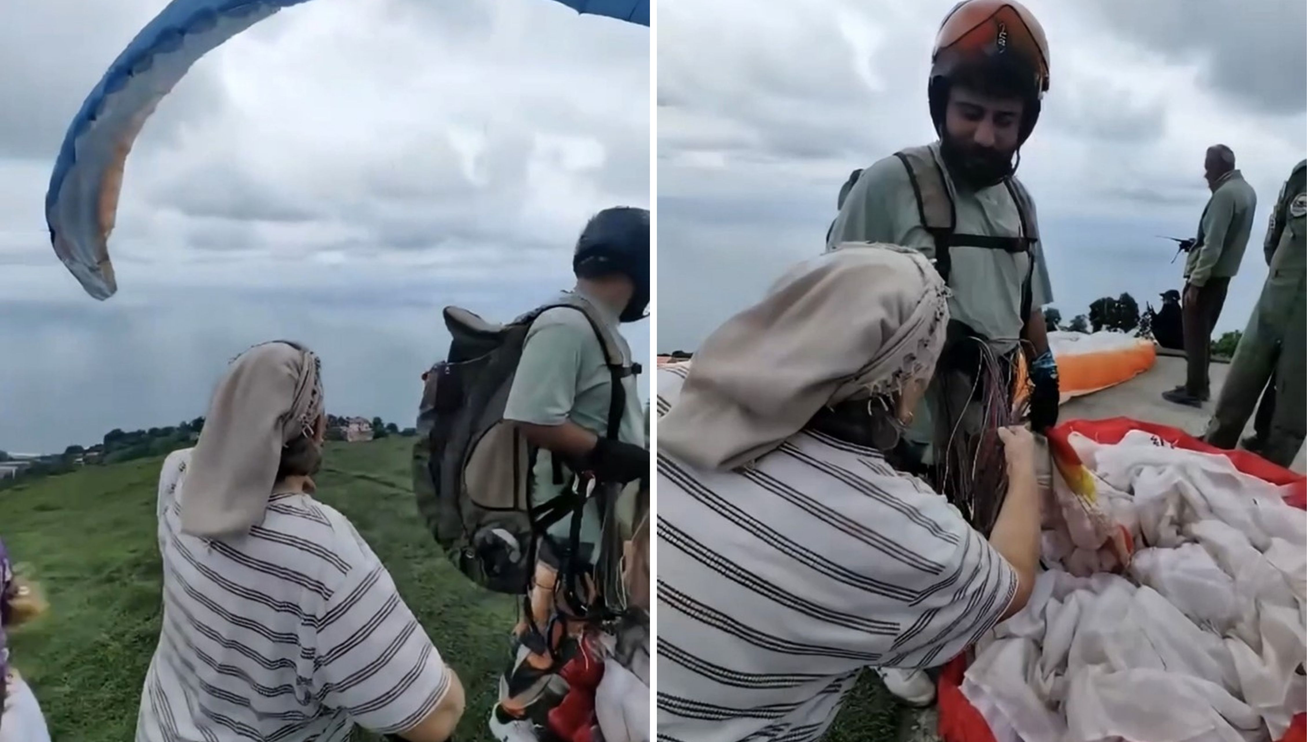 Karadenizli Kadınların Yamaç Paraşütü Şaşkınlığı