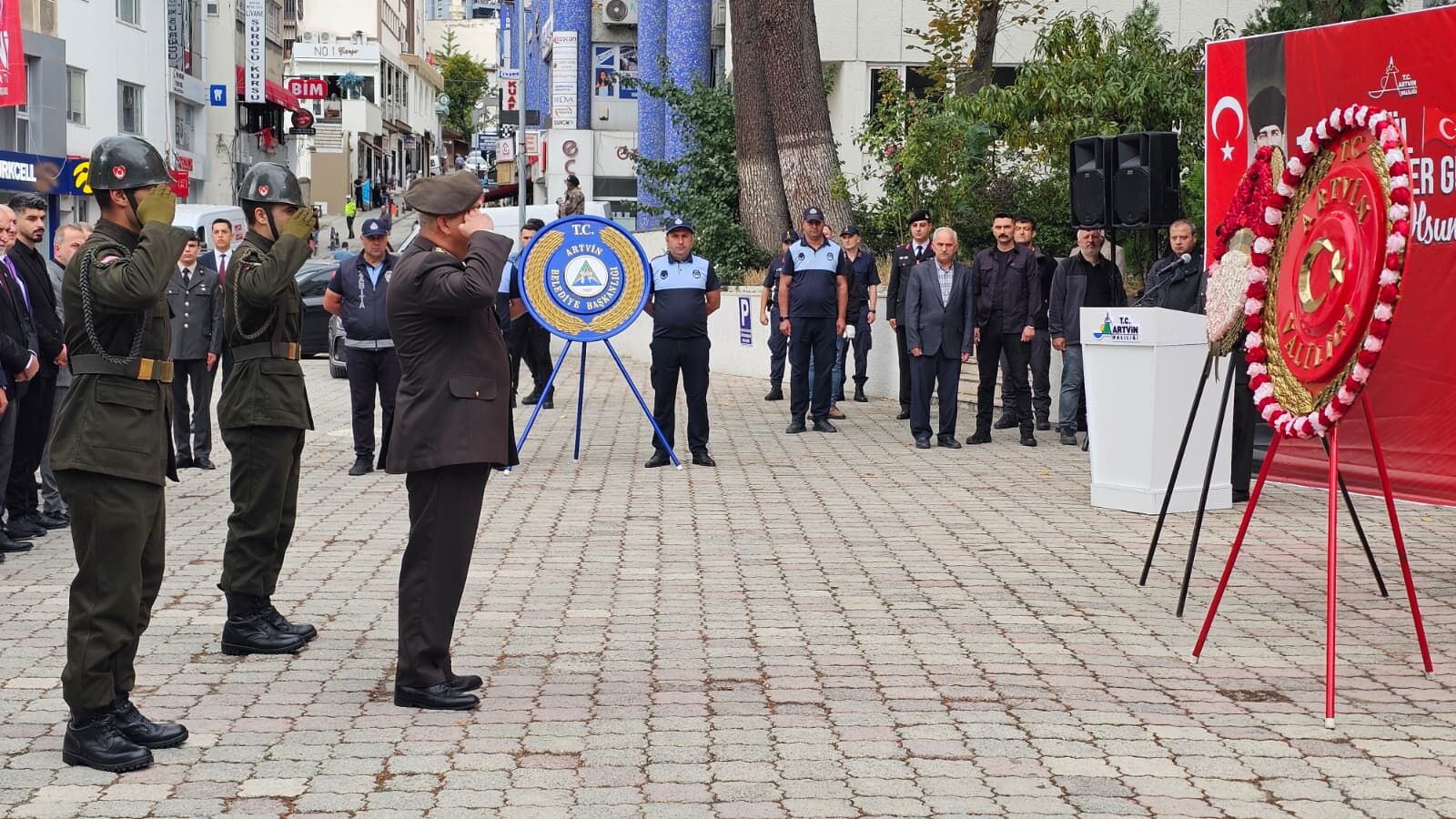 Artvin’de 19 Eylül Gaziler Günü Töreni Gerçekleştirildi-5