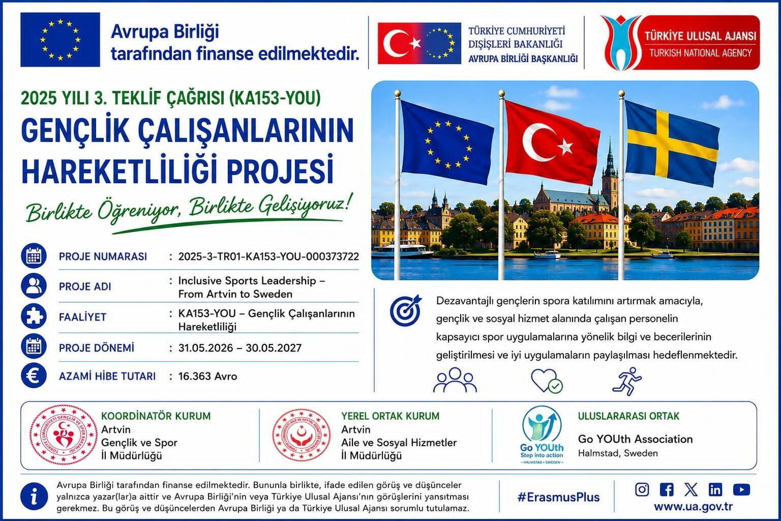 2-Artvin'den İsveç'e Uzanan Erasmus+ Başarısı