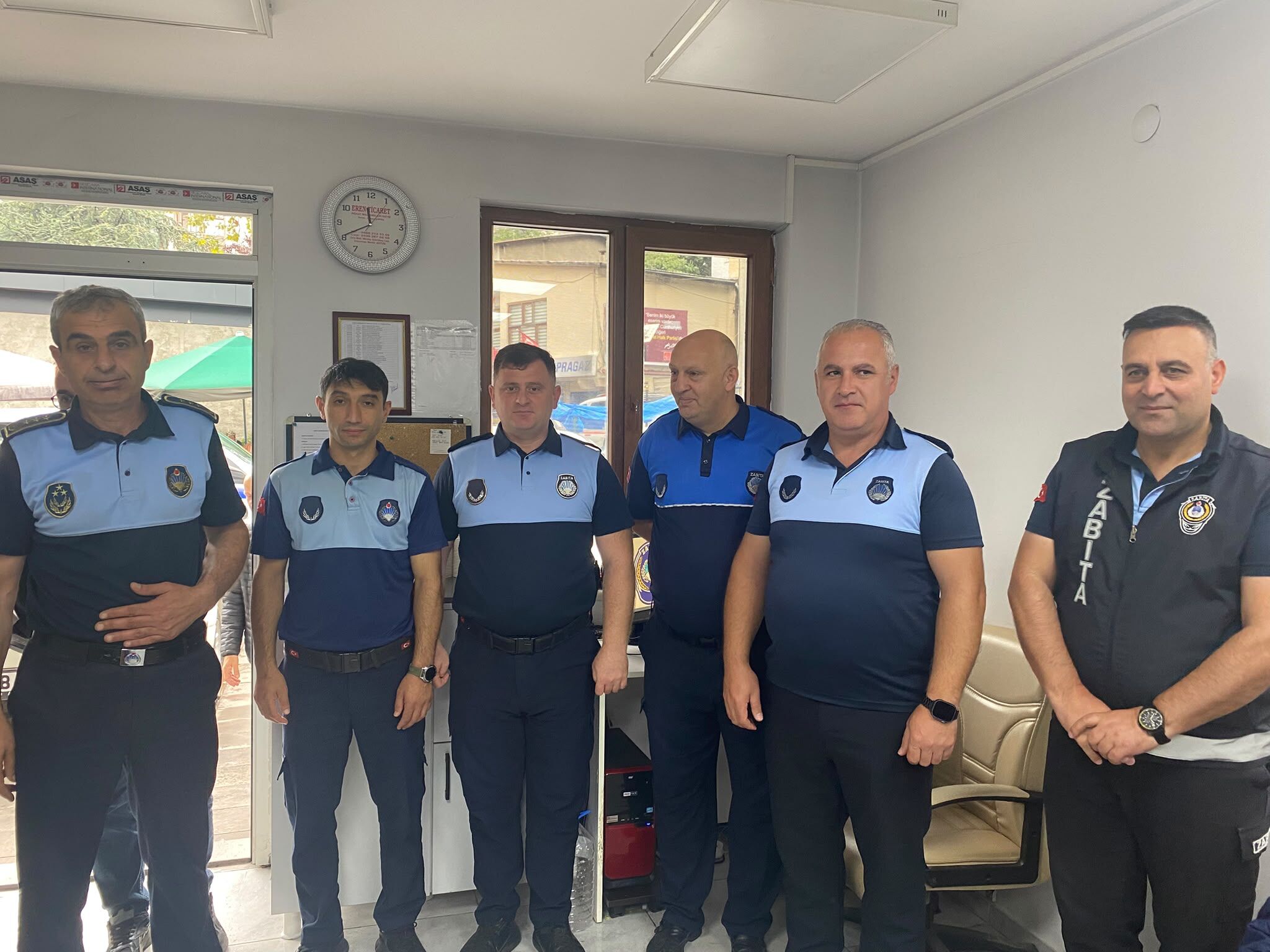 Başkan Erdem’den Zabıta Ekiplerine Tatlılı Ziyaret