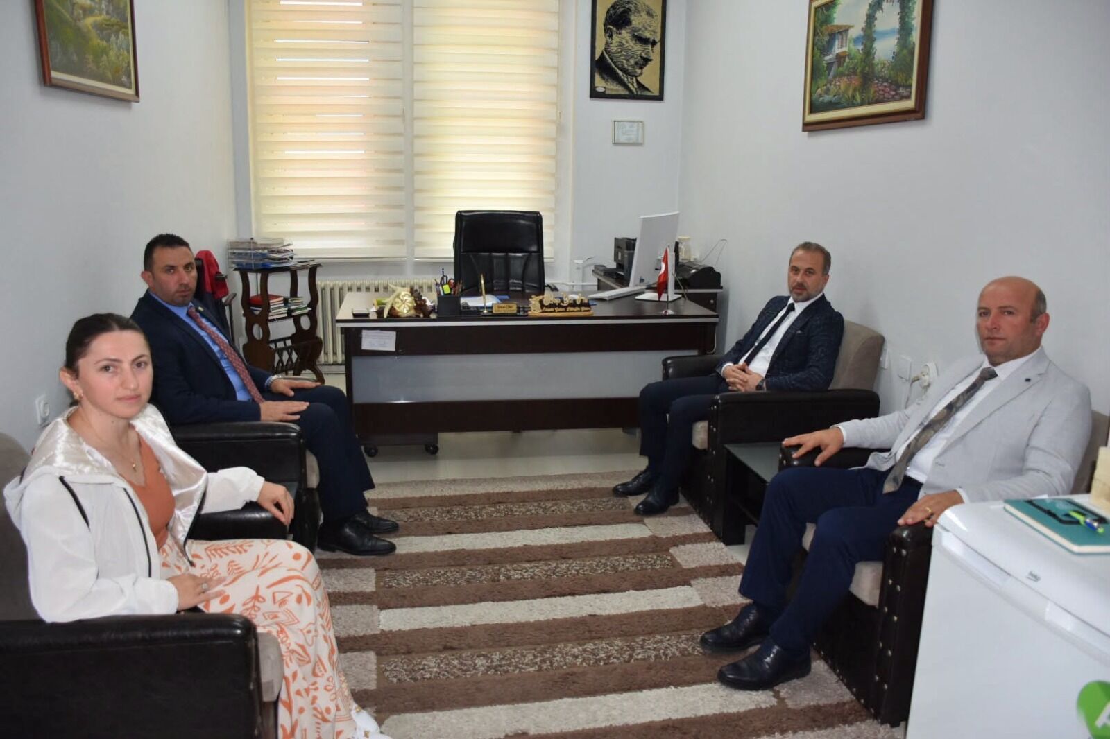 Şahin Artvin Öğretmenevi Ve Aso’yu Ziyaret Etti