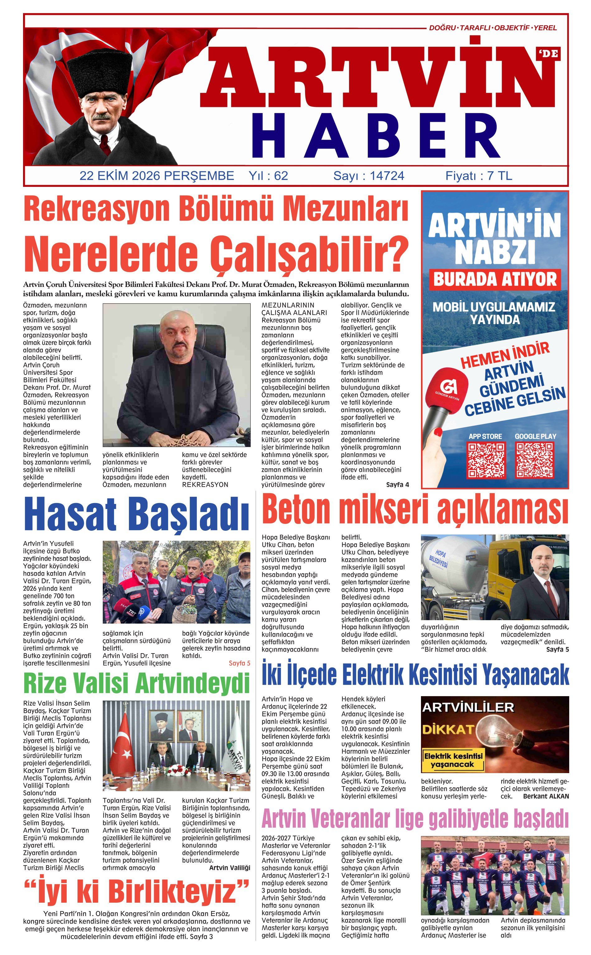 22 Ekim