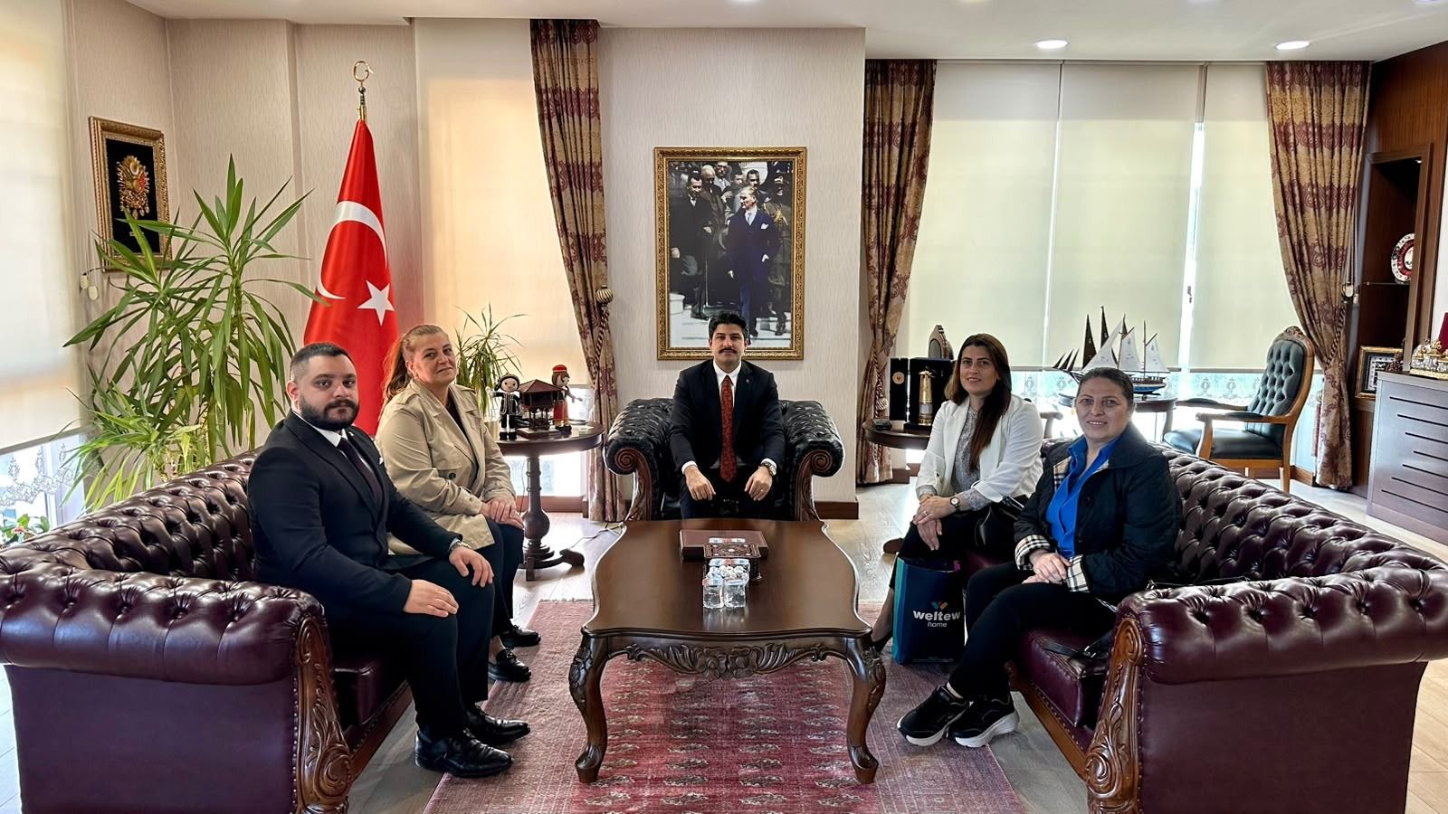 Hopa ADD’den Kaymakam Karakaya’ya Ziyaret
