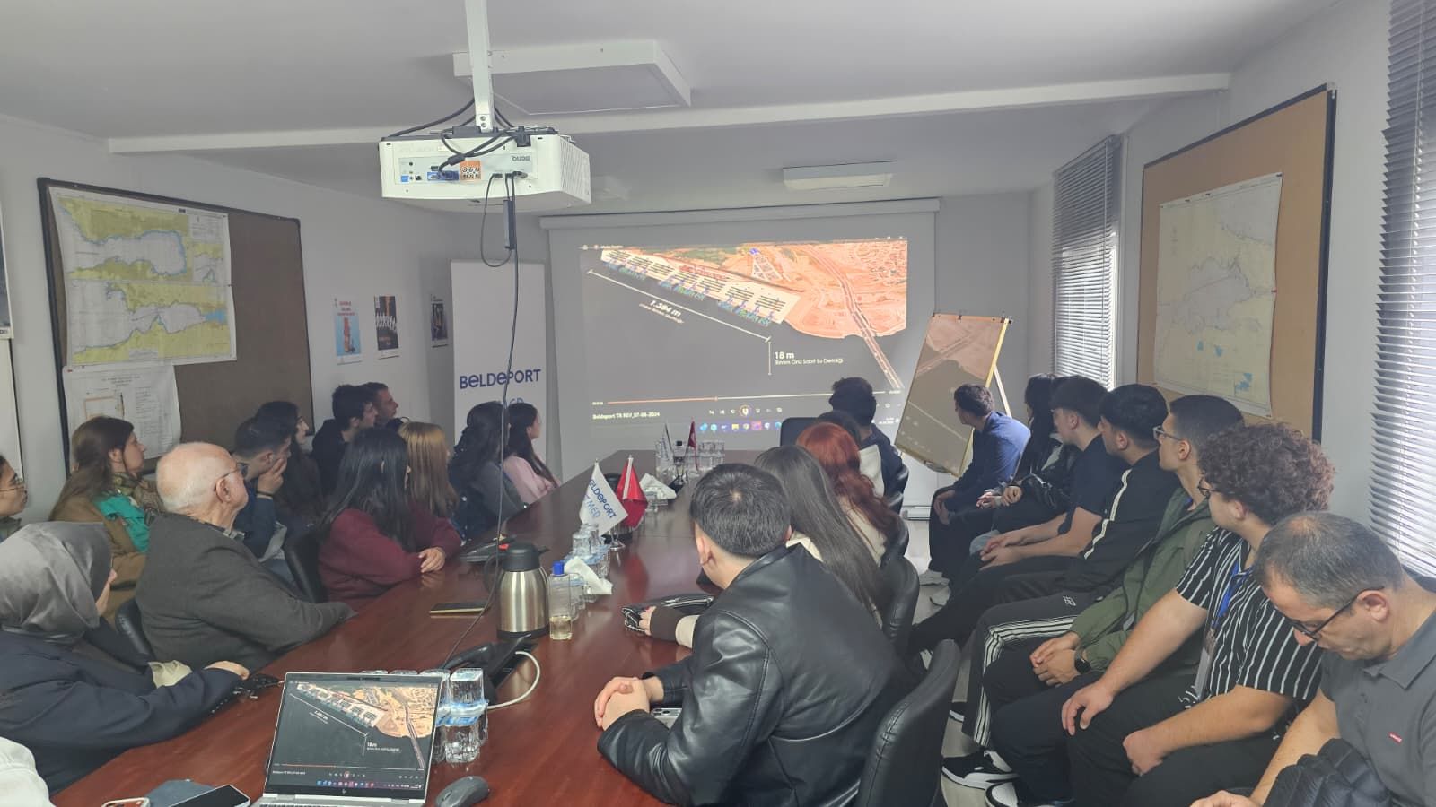 Artvinli Öğrenciler Beldeport Limanı’nı Ziyaret Etti