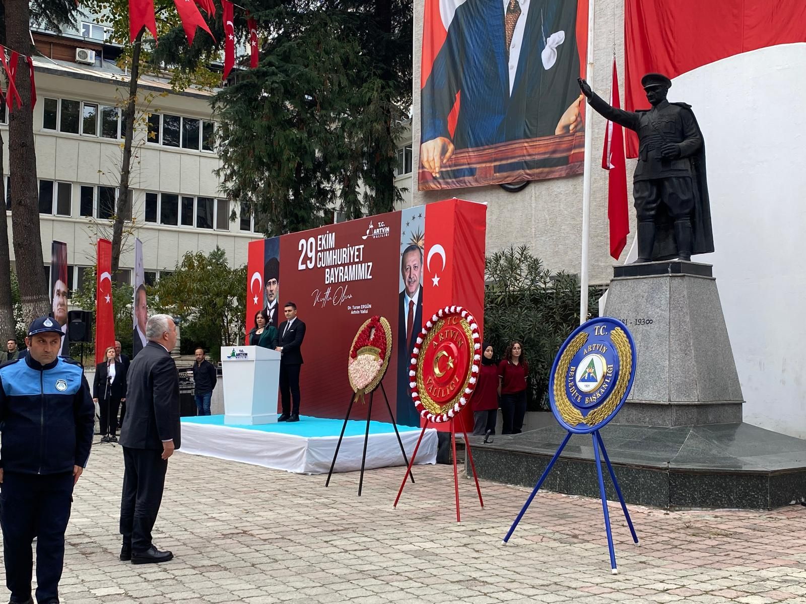 Cumhuriyet’in 103. Yılı Çelenkle Selamlandı