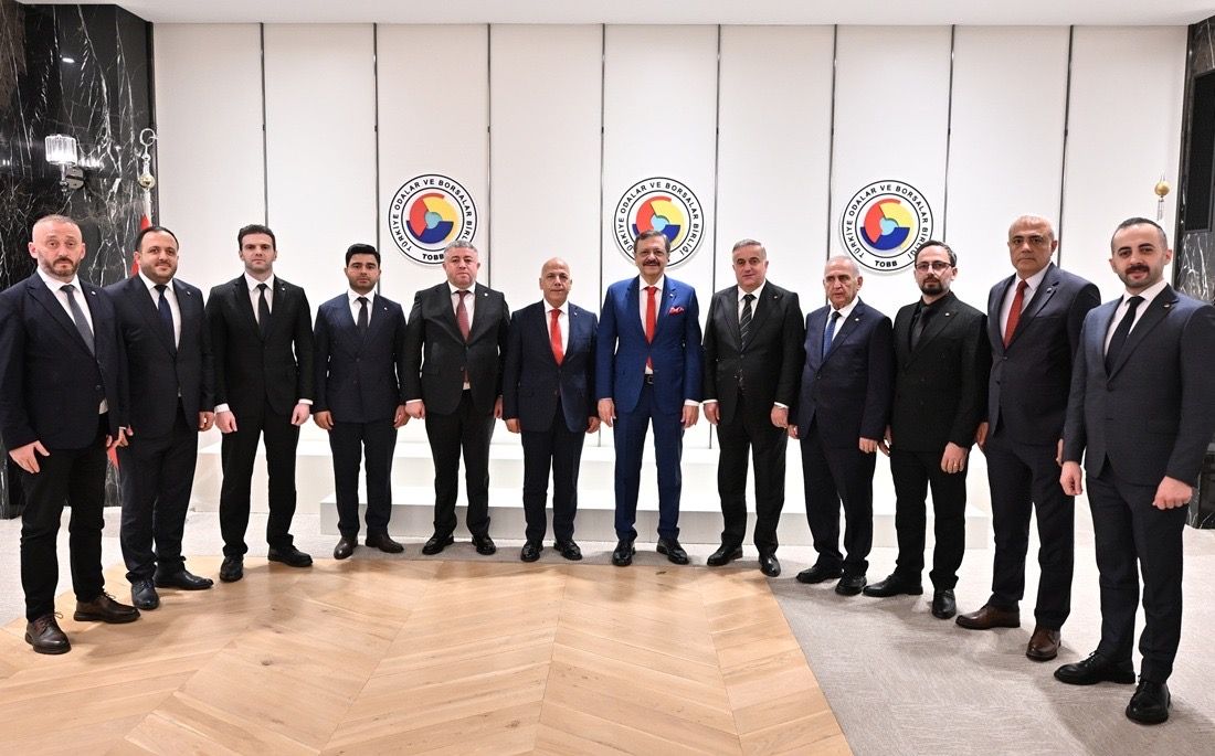 Artvin Ticaret Borsası heyetinden Hisarcıklıoğlu’na ziyaret