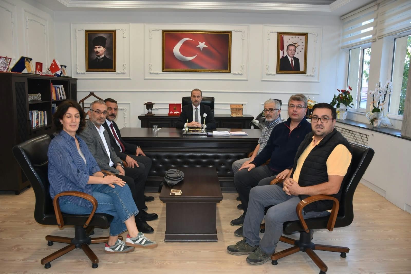 Eğitim-İş’ten Şahin’e Ziyaret