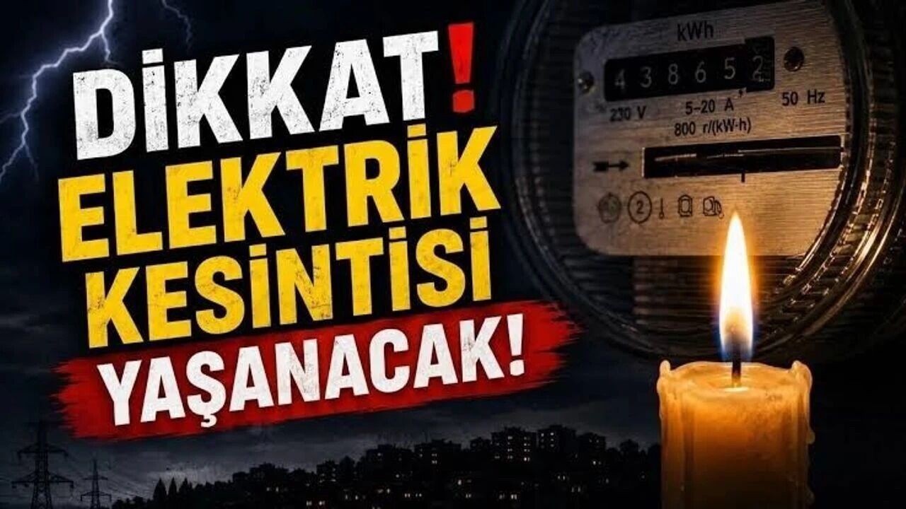 4 Ekim’de Elektrik Kesintisi Yaşanacak