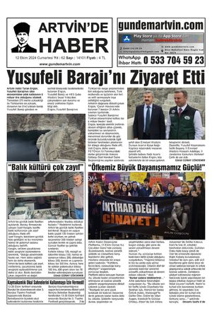 12 Ekim Tarihli Gazete