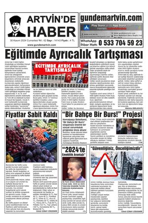 30 Kasım Tarihli Gazete