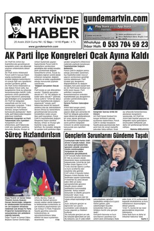 20 Aralık Tarihli Gazete