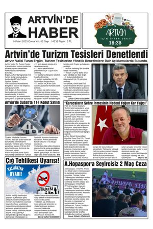 14 Mart Tarihli Gazete