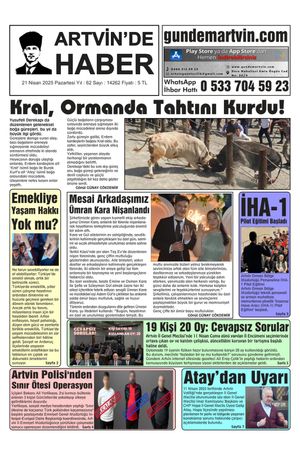 21 Nisan Tarihli Gazete