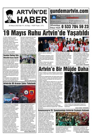 20 Mayıs Tarihli Gazete
