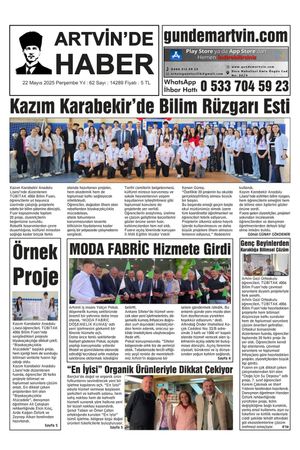 22 Mayıs Tarihli Gazete