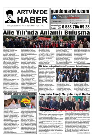 16 Mayıs Tarihli Gazete