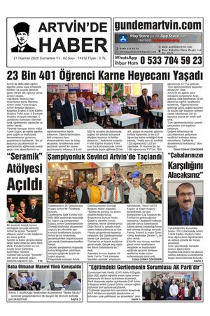 21 Haziran Tarihli Gazete