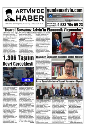 19 Haziran Tarihli Gazete