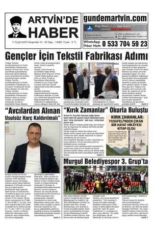 11 Eylül Tarihli Gazete