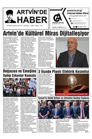 3 Ekim Tarihli Gazete