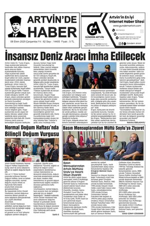 8 Ekim Tarihli Gazete